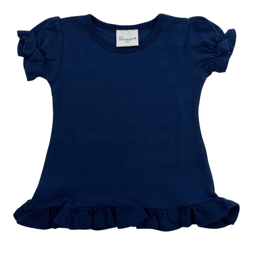 Girls Short Sleeve Ruffle
