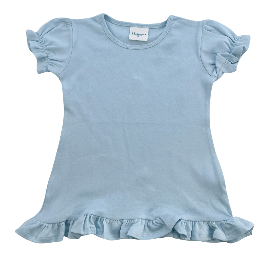 Girls Short Sleeve Ruffle