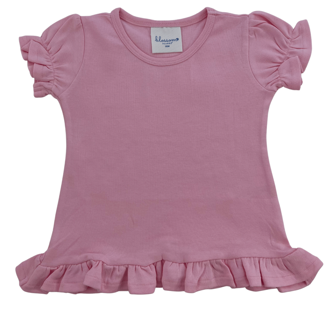 Girls Short Sleeve Ruffle