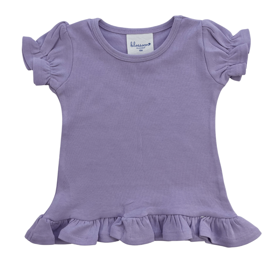 Girls Short Sleeve Ruffle