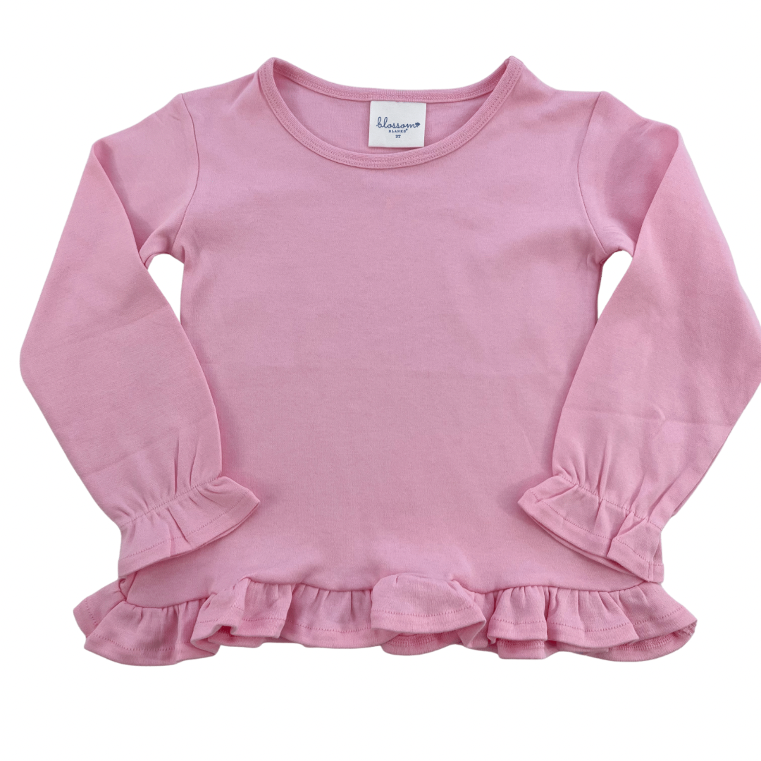 Girls Long Sleeve Ruffle