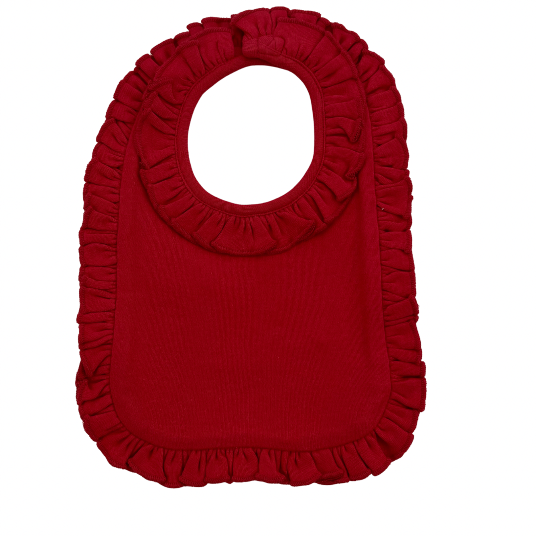 Double Ruffle Bib