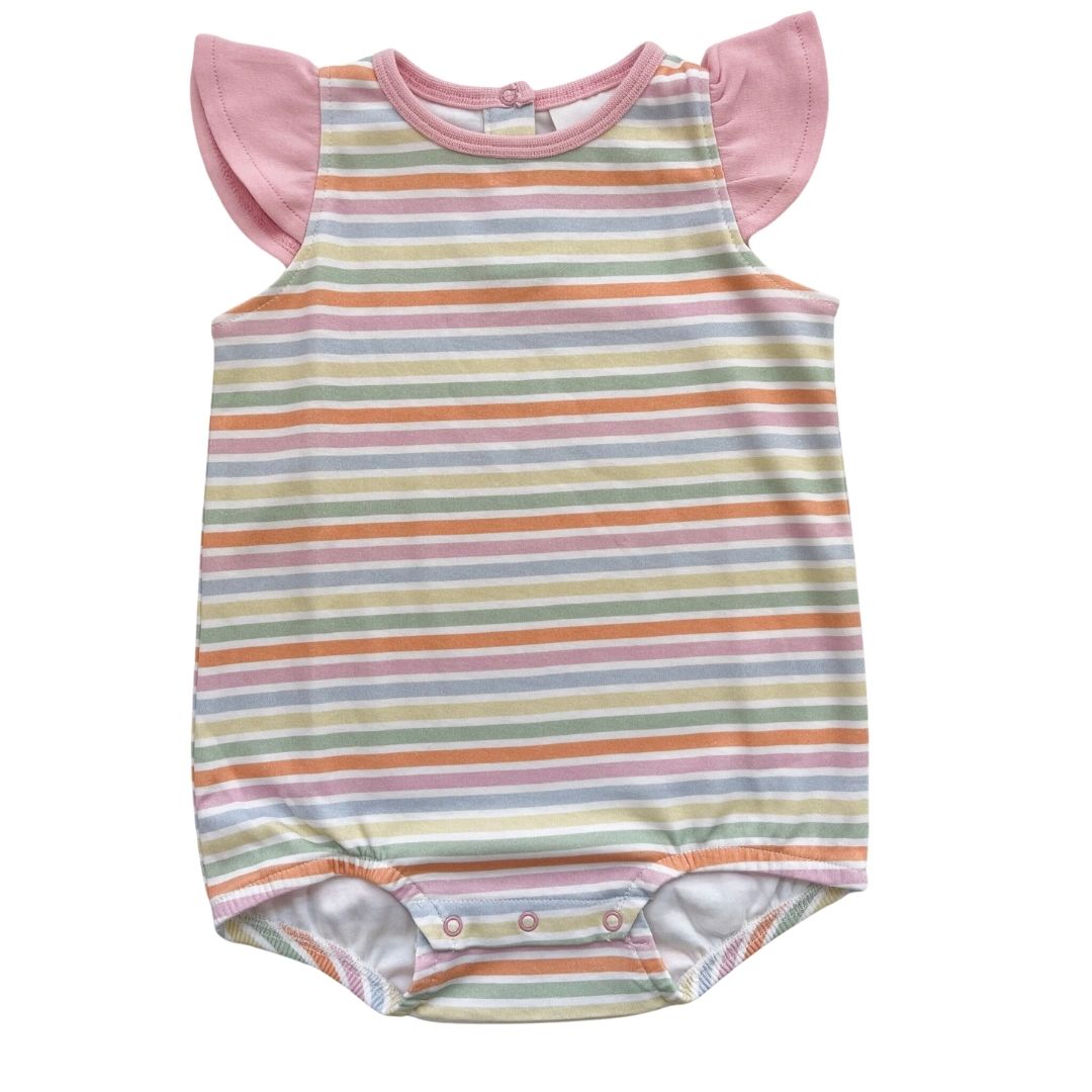 Angel Bubble - Multi Stripe Pink