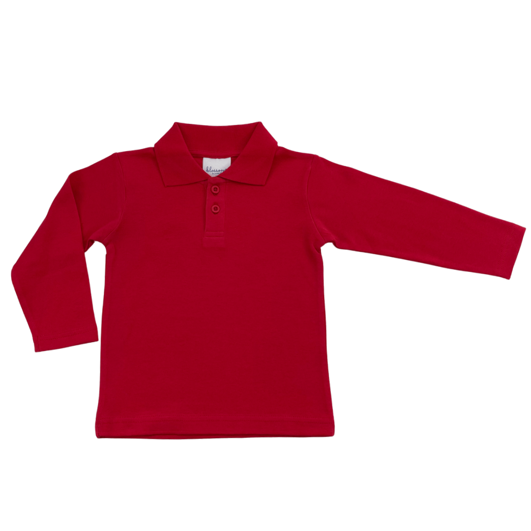 Boys Long Sleeve Polo