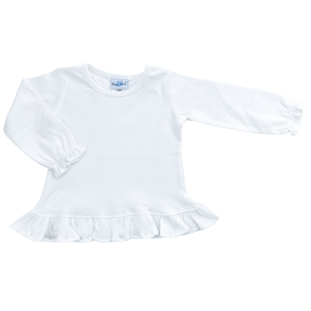 Girls Long Sleeve Ruffle
