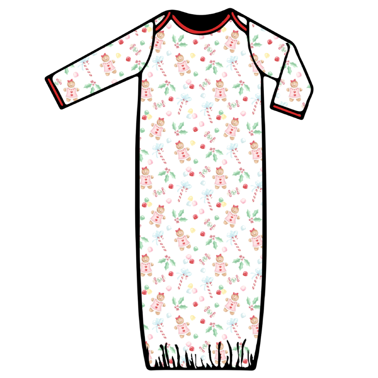 Gingerbread Girl - Baby Gown