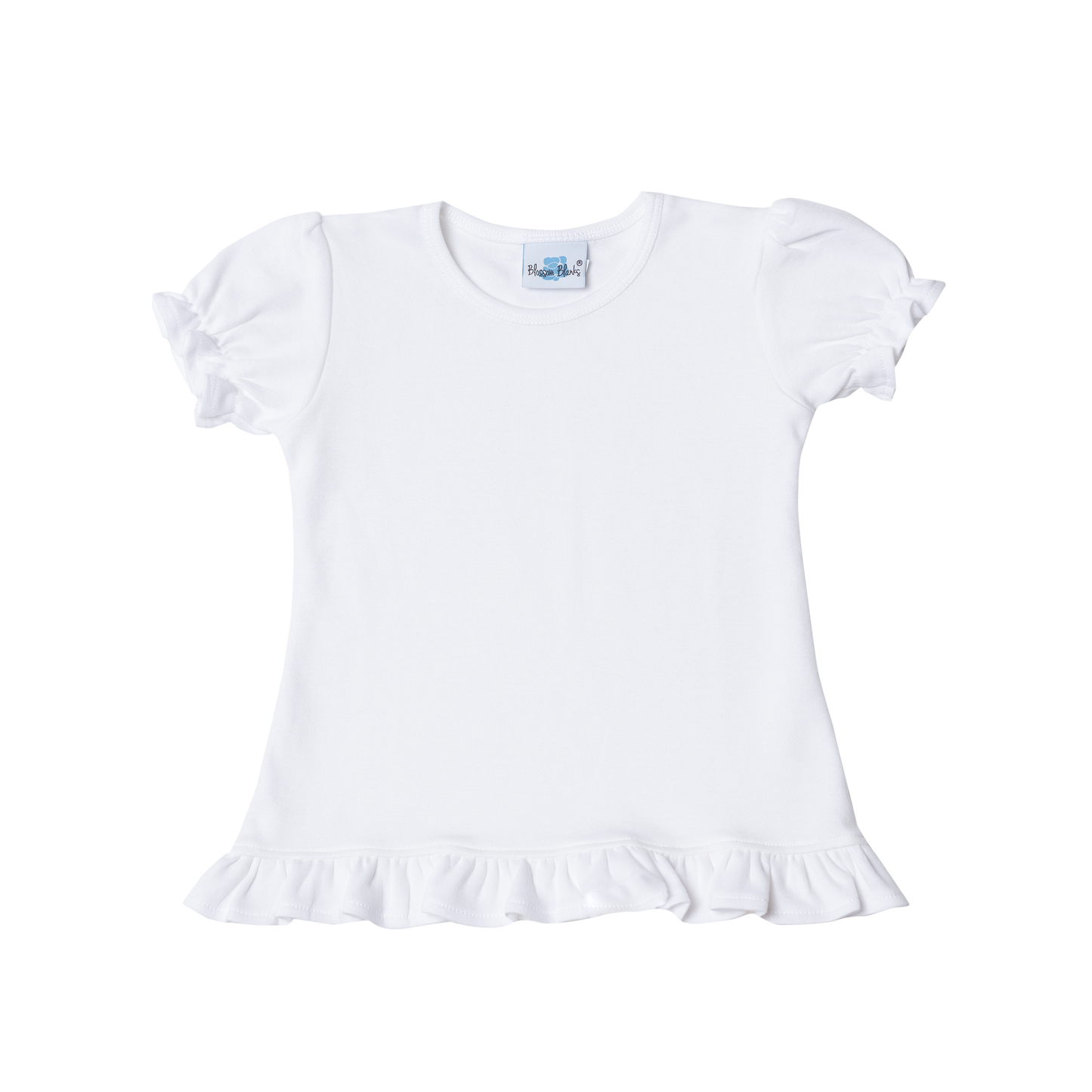 Girls Short Sleeve Ruffle