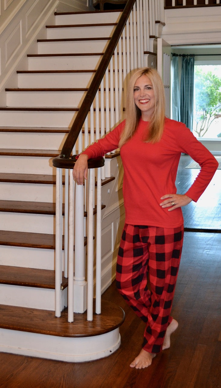 Adult Buffalo Check Pj SET (1XL)