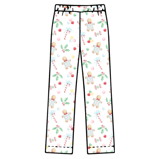 Gingerbread Boy - Adult Pajama Bottoms