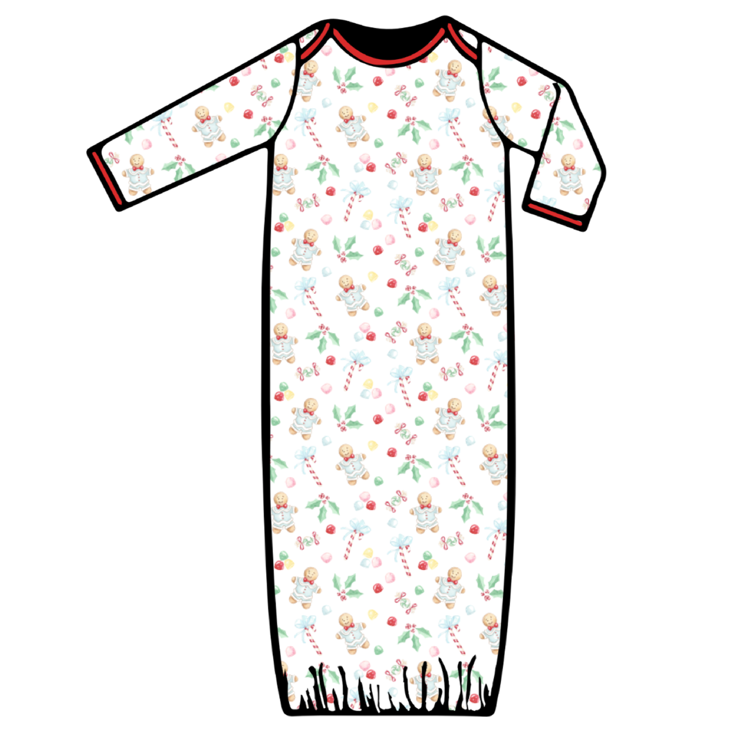 Baby Gown - 2021 Gingerbread Boy