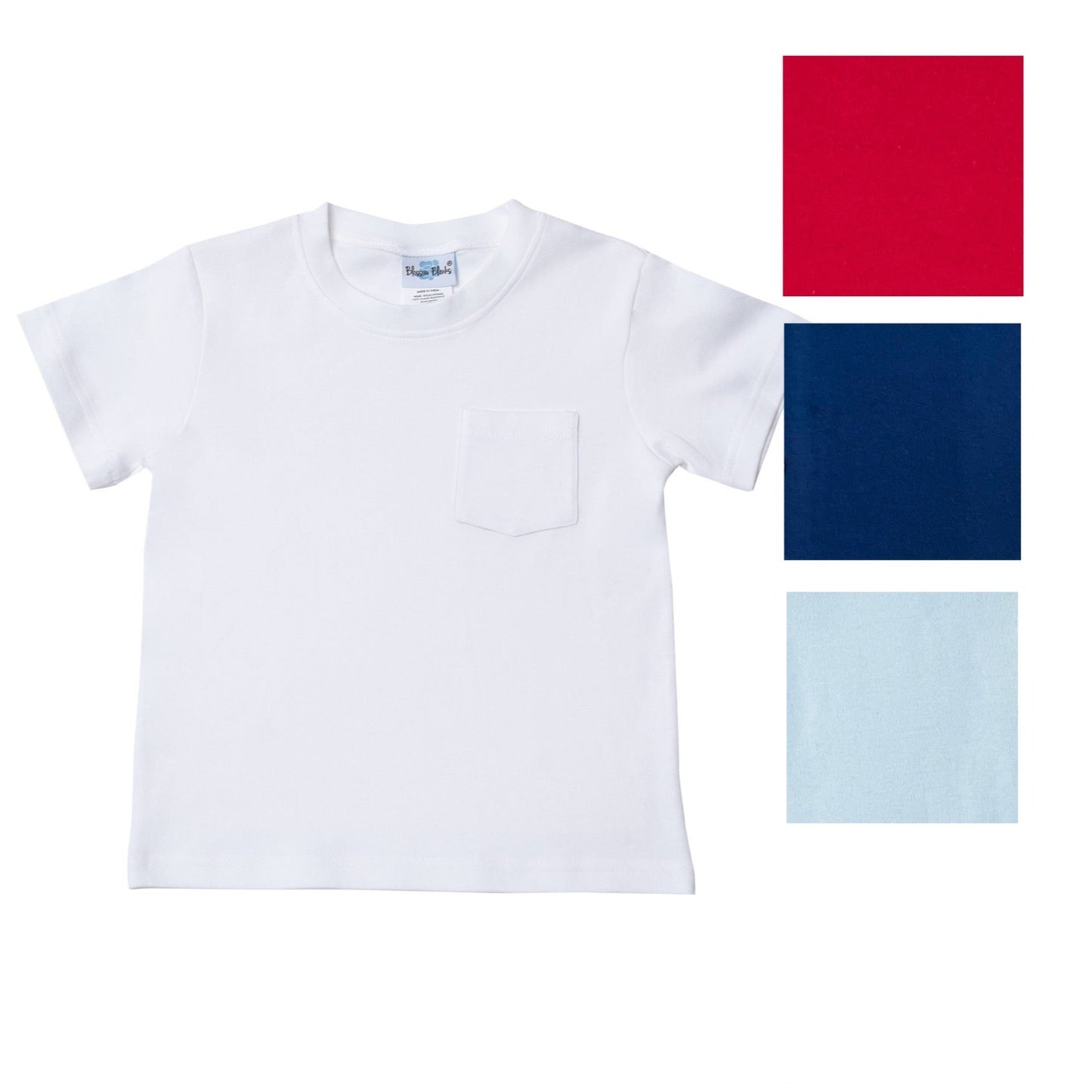 Boys Short Sleeve Pocket Tee