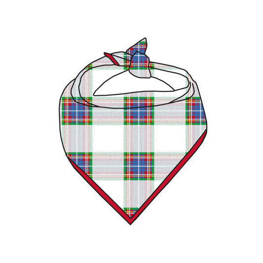 Blue Plaid - Dog Bandana