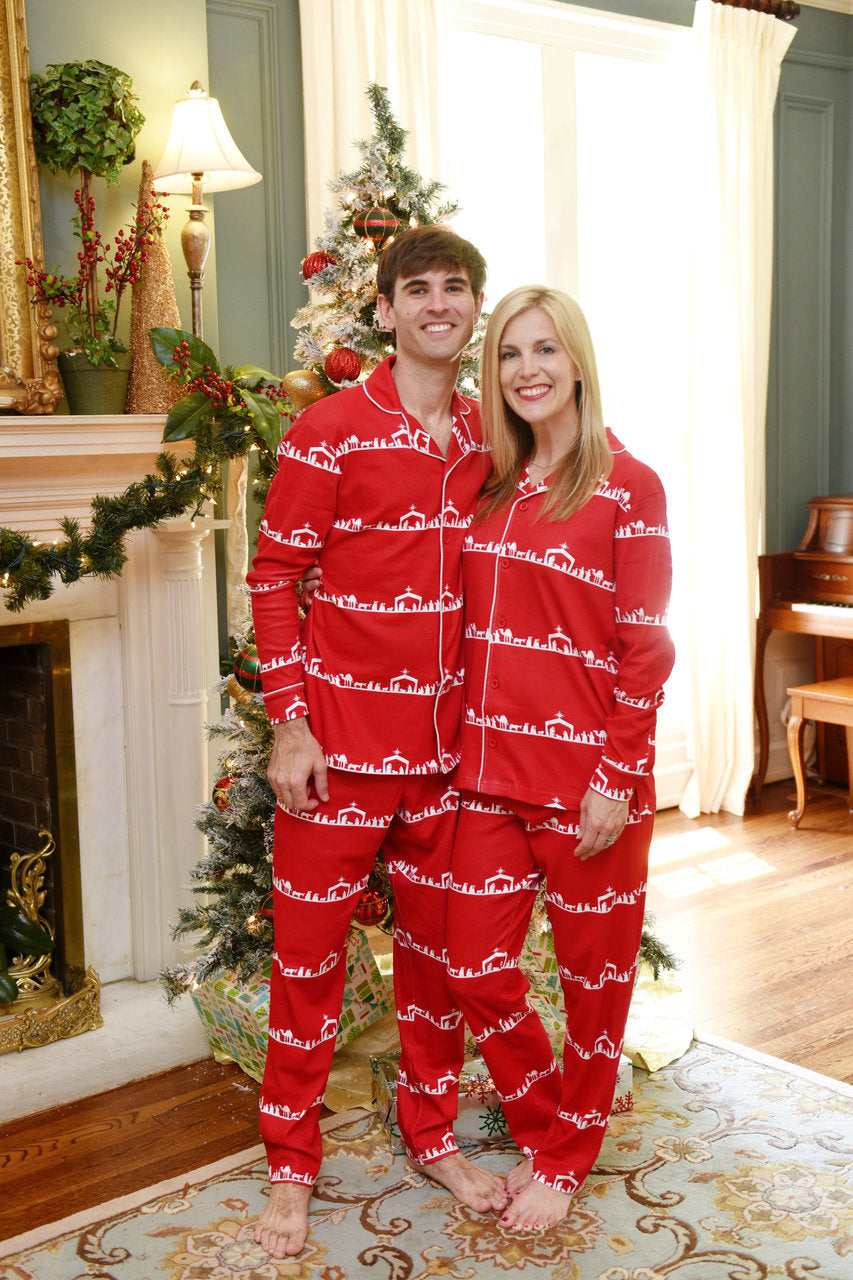 Adult Christmas Pjs SETS - Nativity (XS)