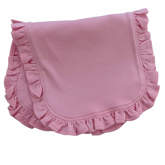 Ruffle Burp Cloth