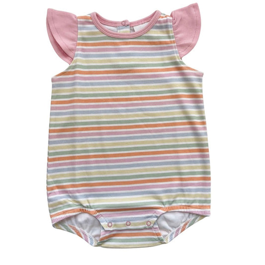 Angel Bubble - Multi Stripe Pink