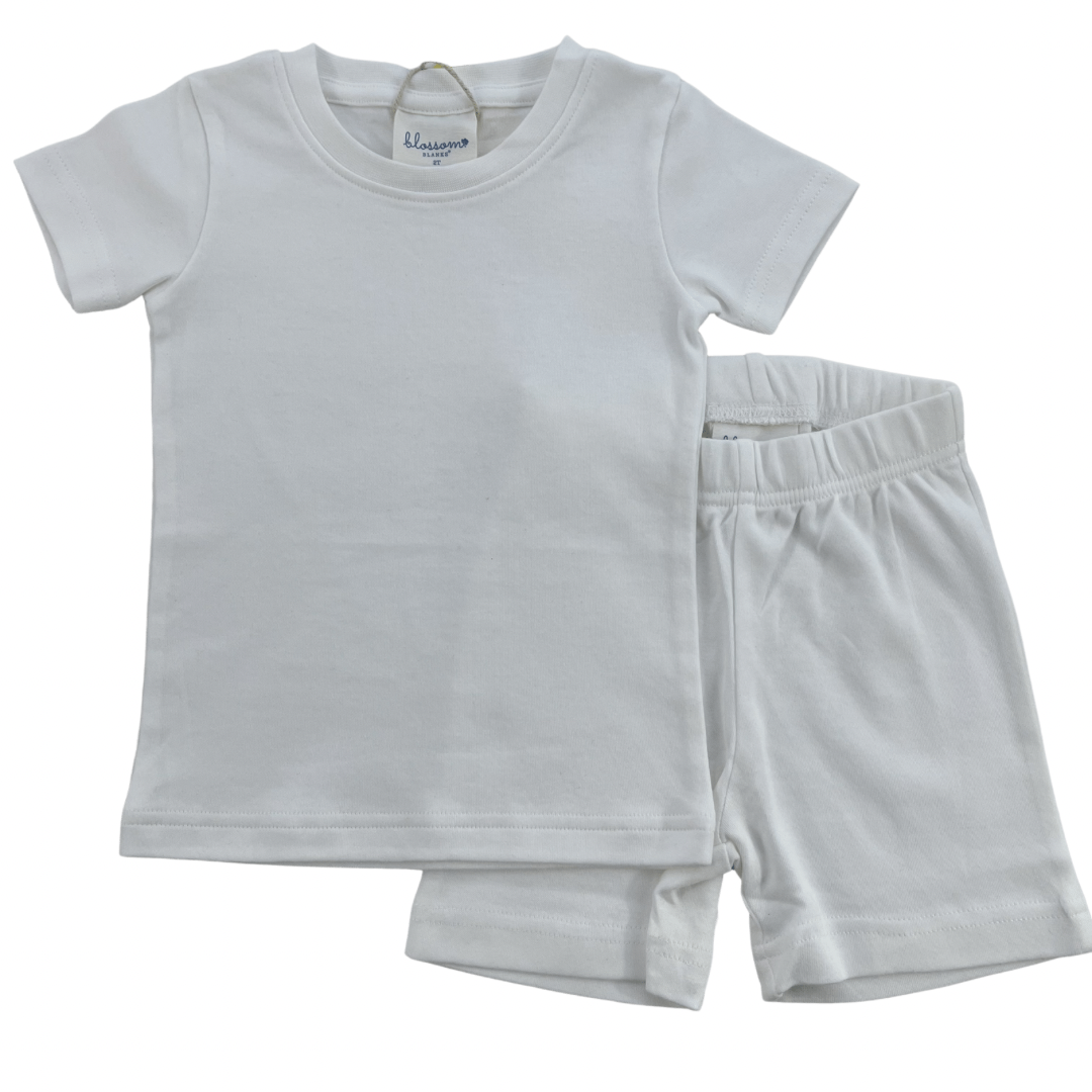 Kids SS Fitted Sleep Set - Solid Colors