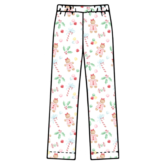 Gingerbread Girl - Adult Pajama Bottoms