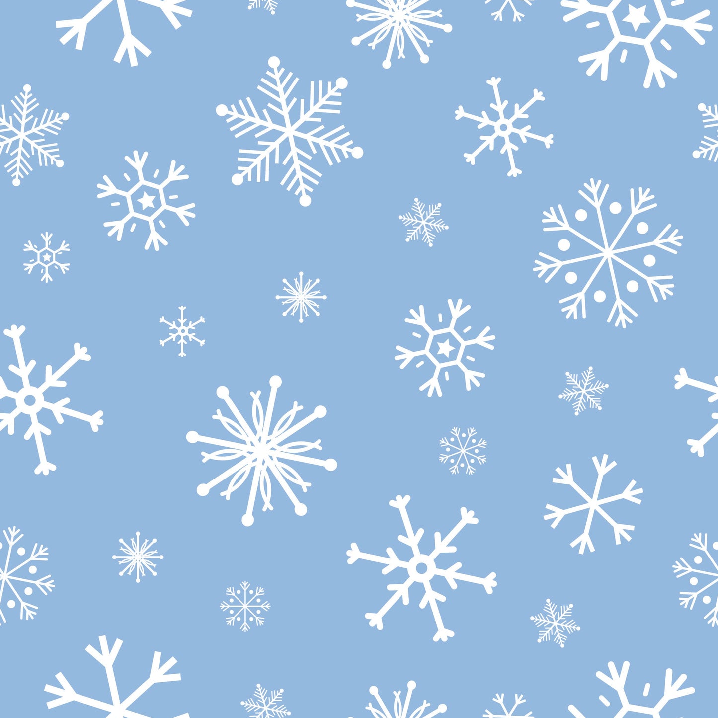 Blue Snowflake - Dog Bandana