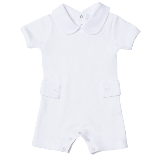 Boys Button Romper