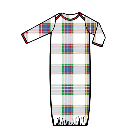 Plaid - Baby Gown