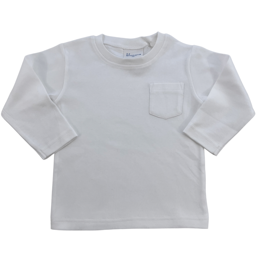Boys Long Sleeve Pocket Tee