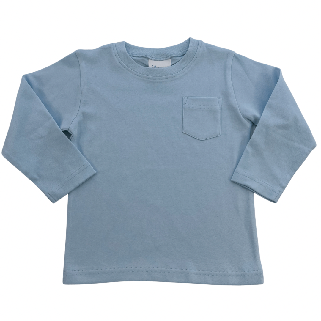 Boys Long Sleeve Pocket Tee