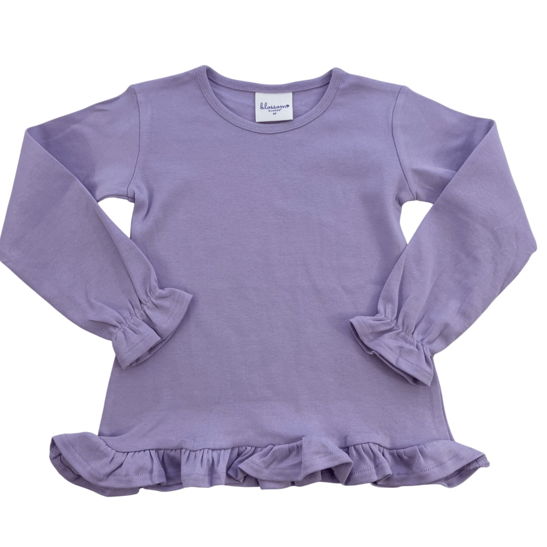 Girls Long Sleeve Ruffle