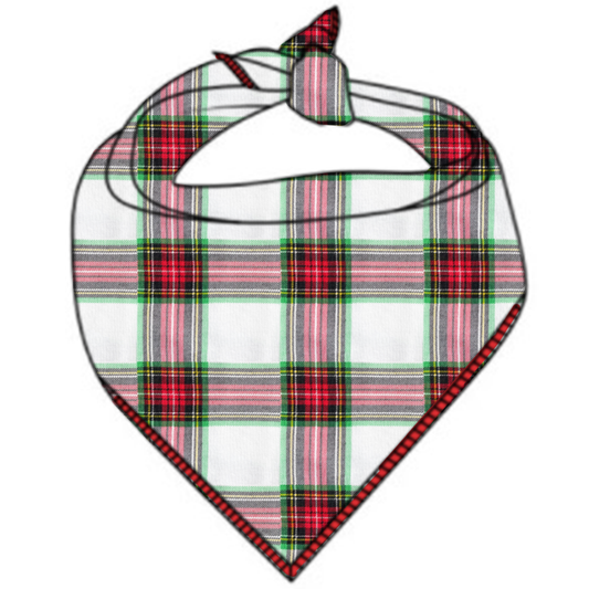 Dog Bandana - Red Plaid