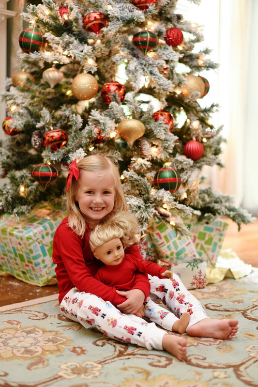 Doll PJ Set - Nativity, Stripe, Plaid, Lights & Trucks